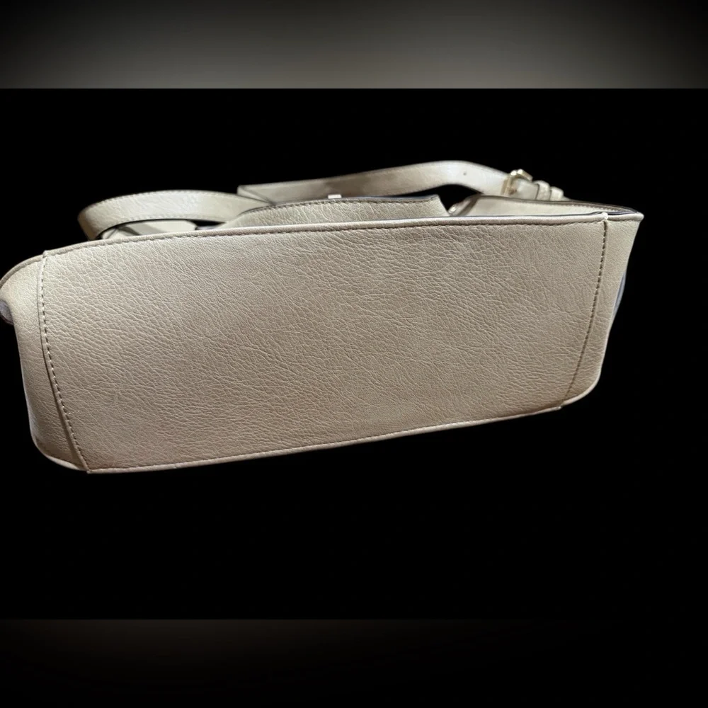 Sole Society Authentic Large Beige Satchel Handle & Crossbody Bag Purse